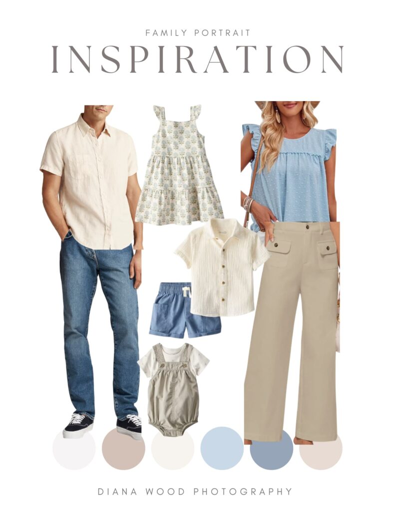 Spring family photo outfit ideas in Boise